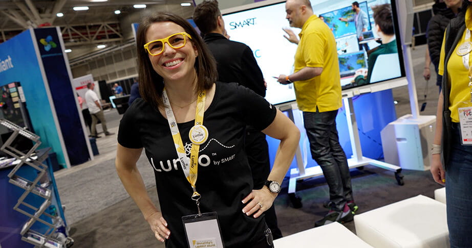 A photo of Andrea from Lumio smiling.