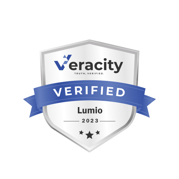 Verification badge from Veracity for the year 2023, endorsing the credibility of the product.