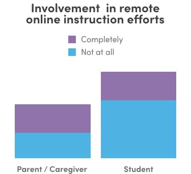 Involvement in remote online instruction efforts