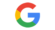 Icon of the Google logo composed of overlapping colored layers in red, yellow, green, and blue.